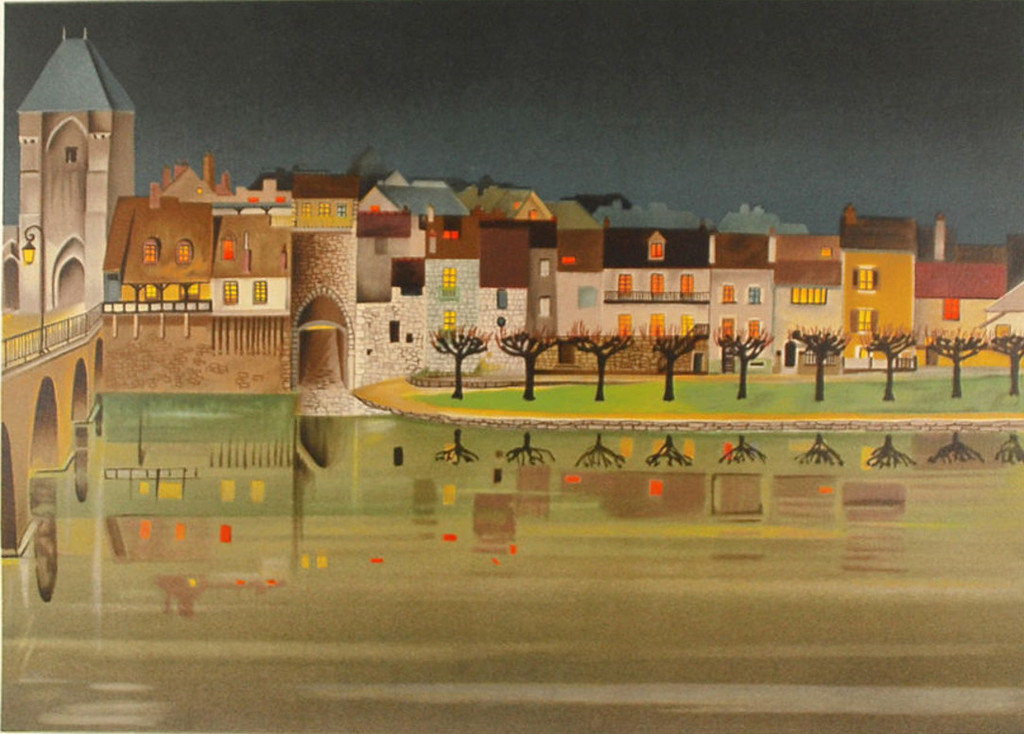 Jean Luc LECOINDRE. -PORTAIL- Prachtig werk. Handgesigneerd/Genummerd. 2016 verkocht voor € 69!