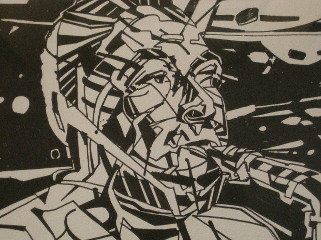 Nelson Stevens (1938-) Litho "Charlie Bird Parker" attributed to Sam Middleton kopen? Bied vanaf 1!