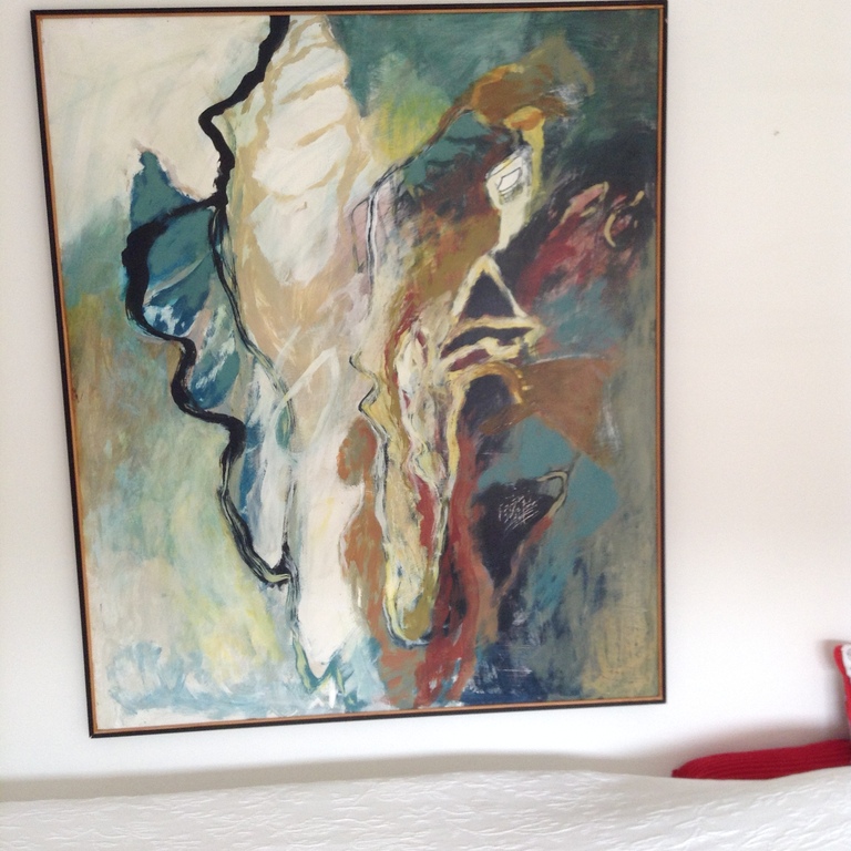 Bert Braam - Acryl op hout - Marokko Adieu 123,5 x 103,5cm kopen? Bied vanaf 500!