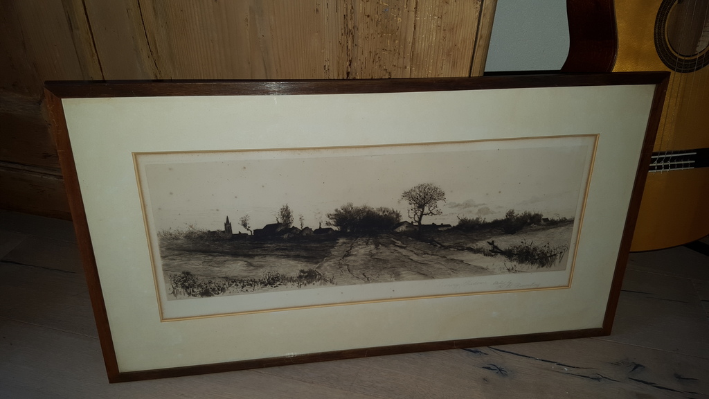 Rosenberg - ets, Evening shadows, gesigneerd in de plaat kopen? Bied vanaf 1!