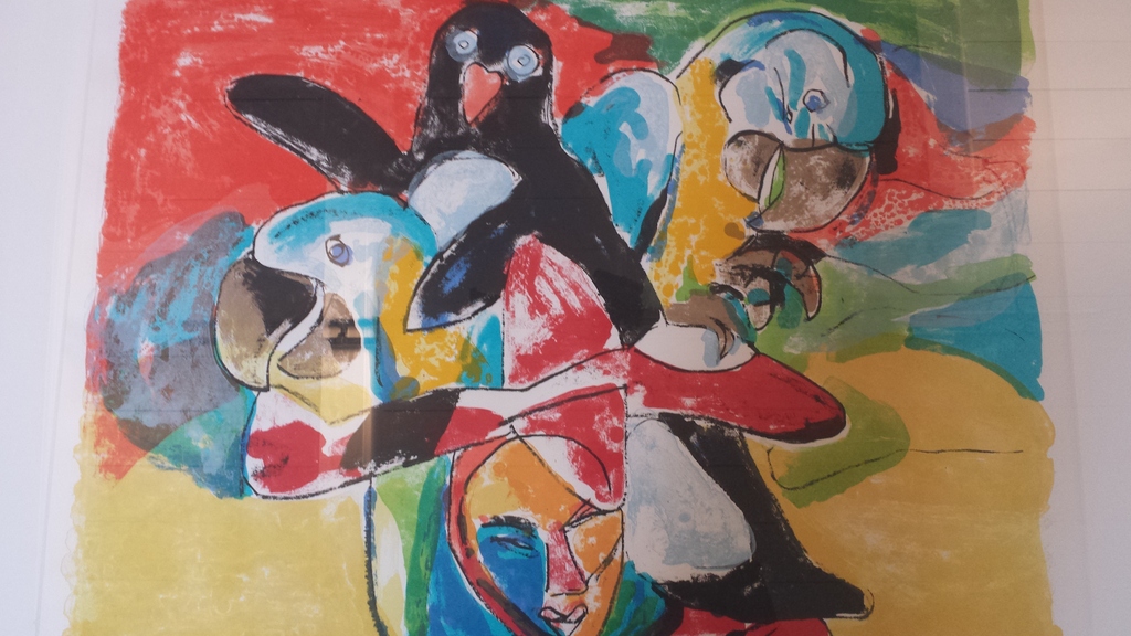 Anton Vrede; Zeefdruk verkocht voor € 100!