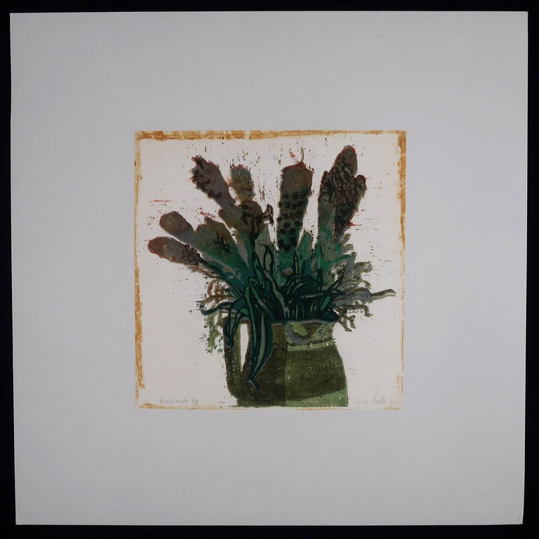 Leon Tebbe: Houtsnede, Zonder titel kopen? Bied vanaf 1!