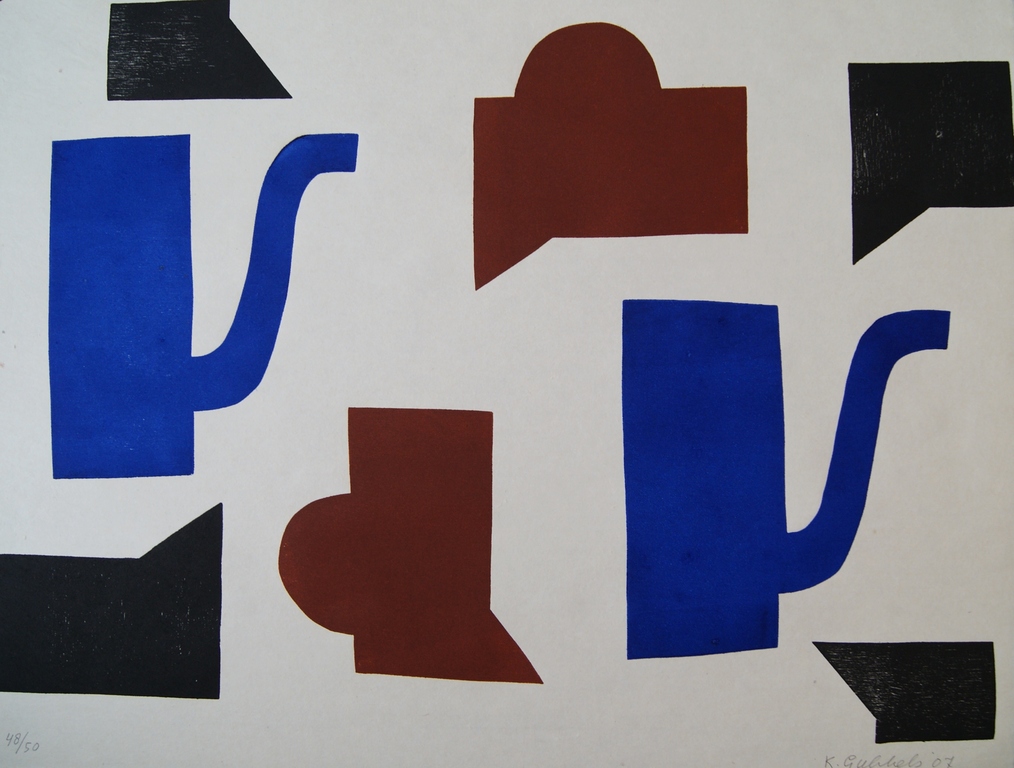 Klaas Gubbels houtdruk uit 2007. kopen? Bied vanaf 375!