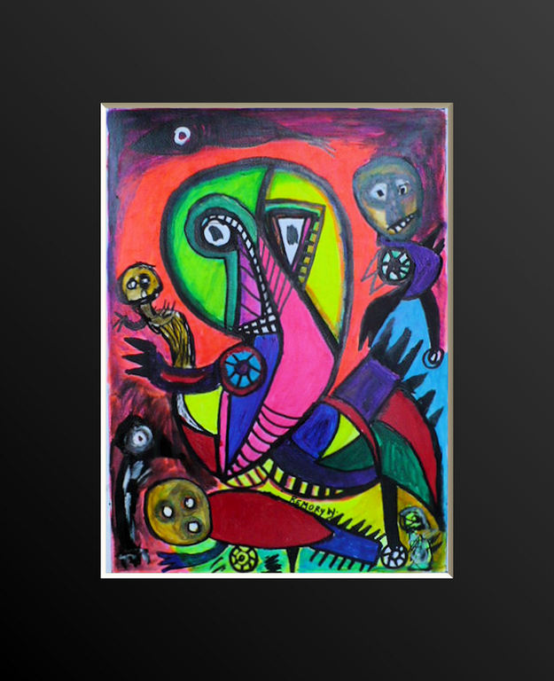 afscheid-gemengde techniek op papier-handgesigneerd-certificaat kopen? Bied vanaf 80!