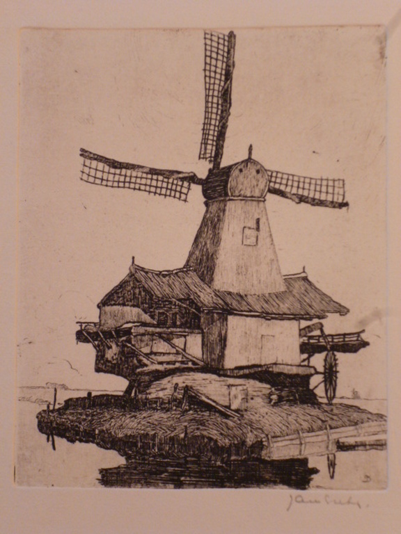 Jan Sirks - ets - Houtzaagmolen kopen? Bied vanaf 25!