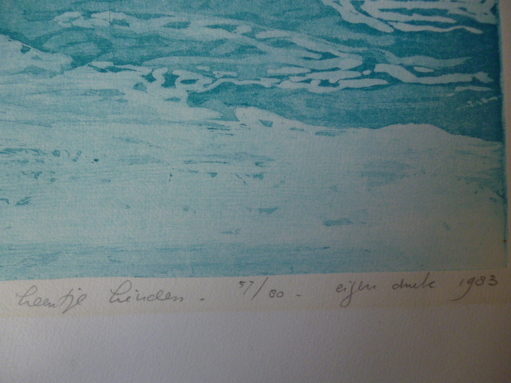 Leentje Linders - kleurenets - Water and Sky III kopen? Bied vanaf 65!