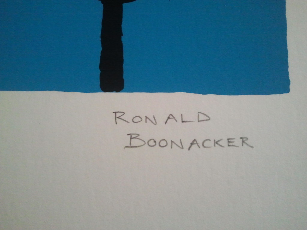 RONALD BOONACKER, Via Cassia, Italië, zeefdruk kopen? Bied vanaf 60!
