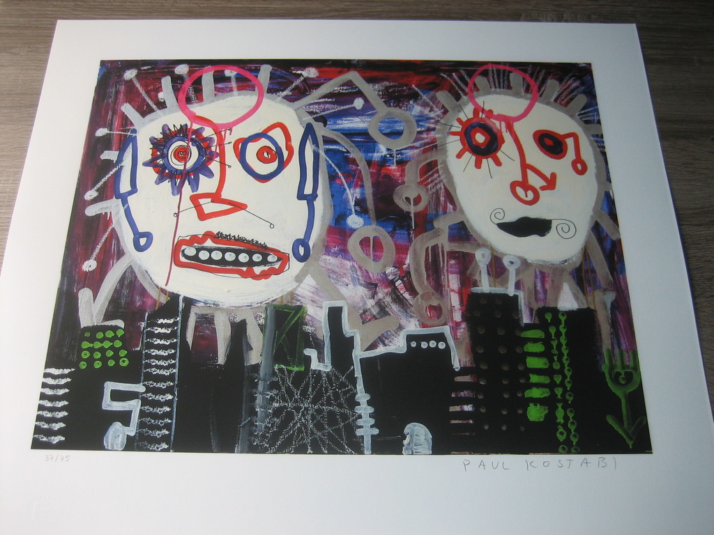 Paul Kostabi - We own this - Giclee - Handgesigneerd - Oplage: 75 - 2014 kopen? Bied vanaf 45!