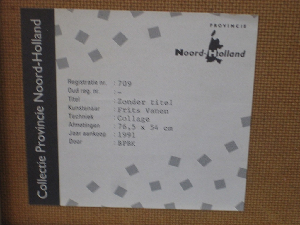 Frits Vanen (1933-) GROTE collage "verdeling v/e cirkel mbv gulden snede"  kopen? Bied vanaf 1!