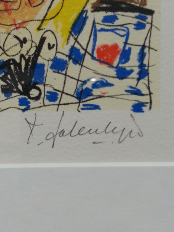 Kees Salentijn, zeefdruk in lijst kopen? Bied vanaf 30!