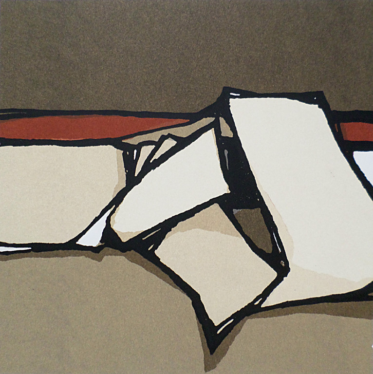 Fon Klement - Paysage, hoogdruk boardsnede verkocht voor € 185!