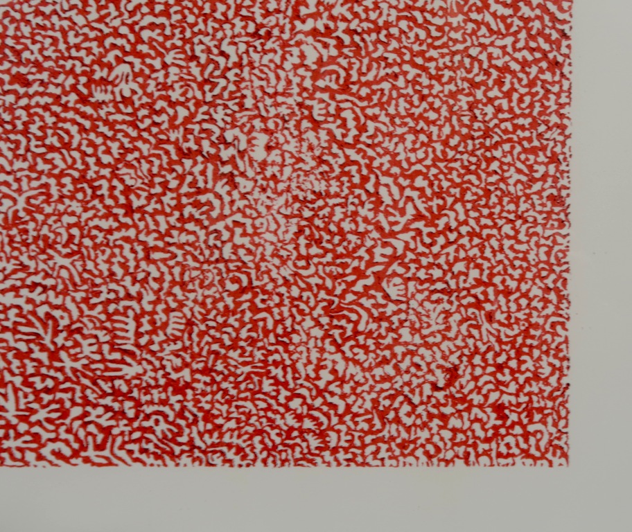 Wim Smits: Zeefdruk, Red, red, double red - Ingelijst kopen? Bied vanaf 35!