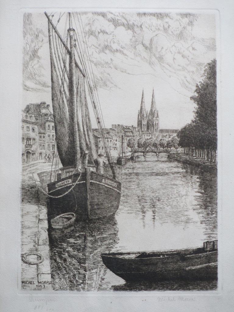 Michel Morsa, Quimper, Ets 1953 kopen? Bied vanaf 35!