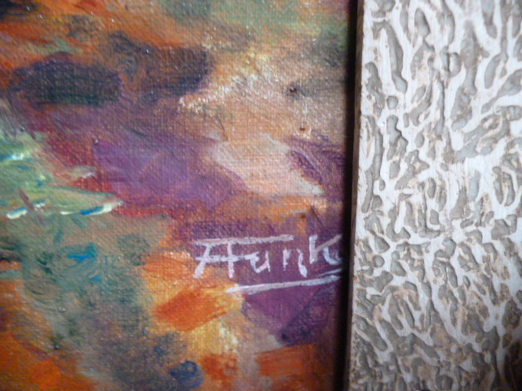 Anton Funke - olieverf - Stilleven op groene tafel kopen? Bied vanaf 270!