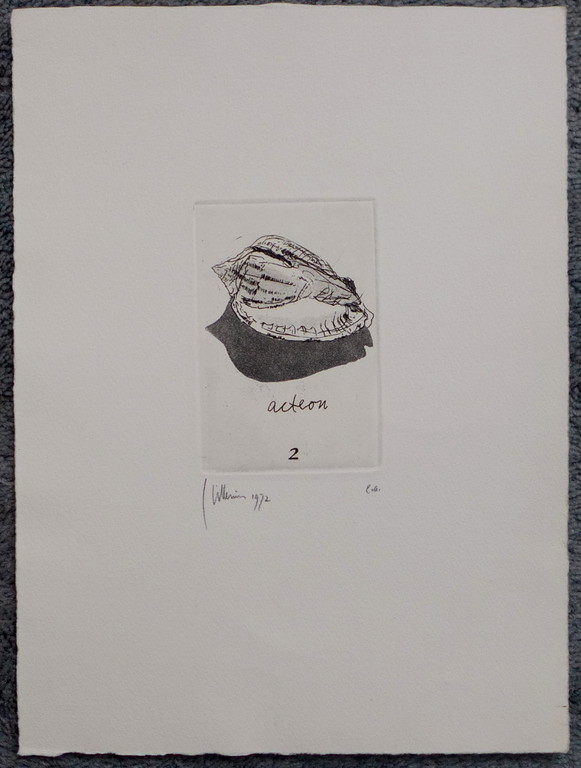 Jaap Hillenius, ets, Acteon 2 verkocht voor € 35!