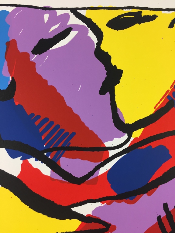 Herman Brood, handgesigneerde zeefdruk, 'Kook van jou' (VALENTIJNSAANBIEDING!) kopen? Bied vanaf 329!