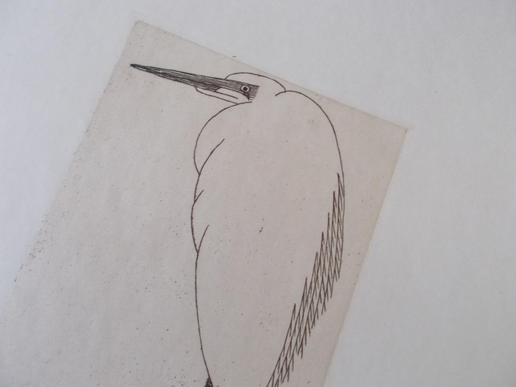 Zilverreiger - 1928 - Samuel Jessurun de Mesquita, Amsterdam - Ets kopen? Bied vanaf 300!