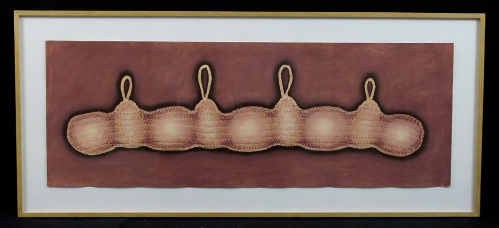 C.A. Wertheim: Gemengde techniek op papier, Zonder titel - Ingelijst kopen? Bied vanaf 1!