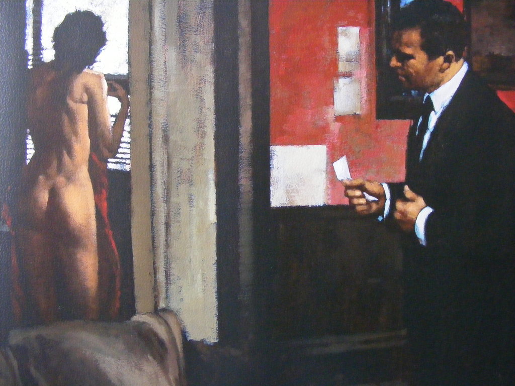 John Meyer, "The Note", originele giclee, handgesigneerd. kopen? Bied vanaf 80!