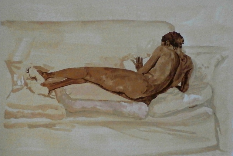 Ed Valk - Naakt - Zeefdruk kopen? Bied vanaf 60!