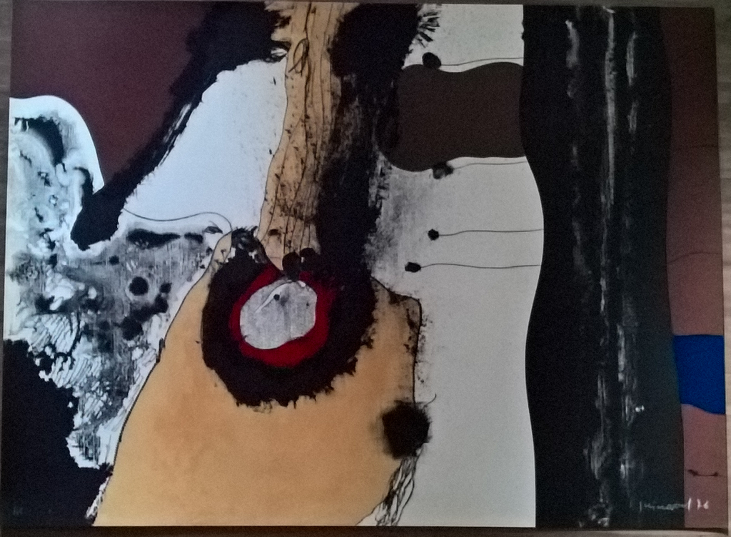 Josep Guinovart, zeefdruk, compositie verkocht voor € 55!