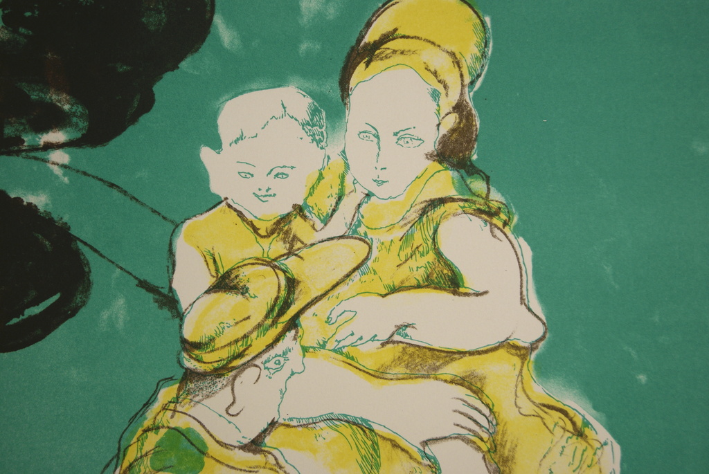 Lucebert, kleurenlitho, zondert titel kopen? Bied vanaf 85!