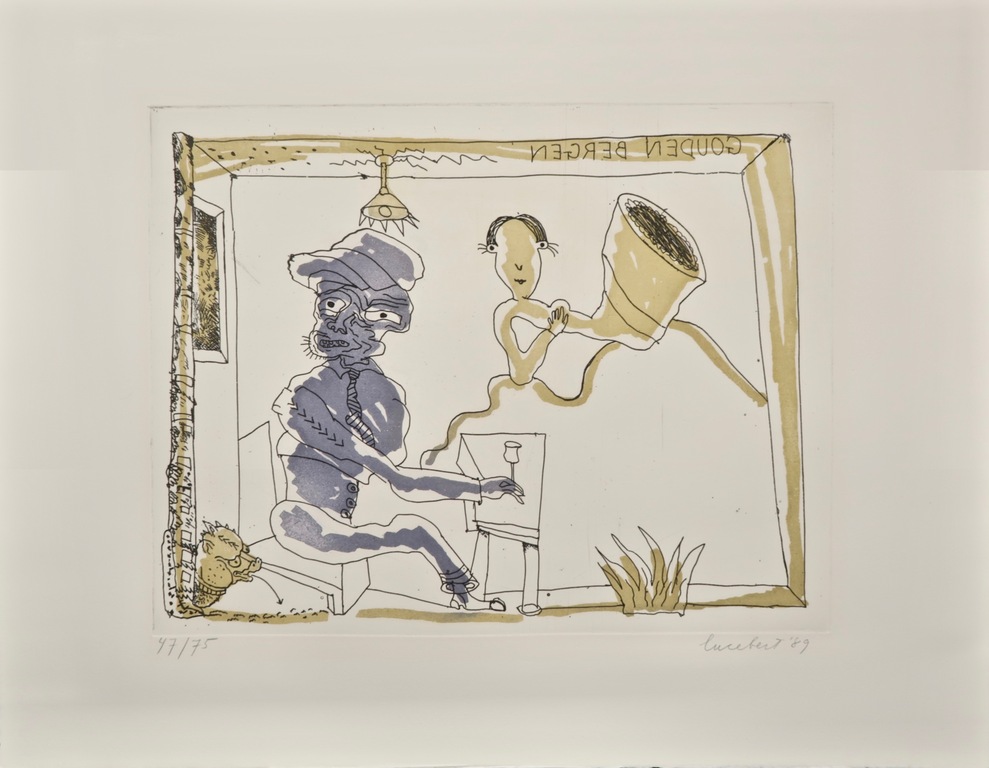 Lucebert: Ets, Zonder titel kopen? Bied vanaf 150!