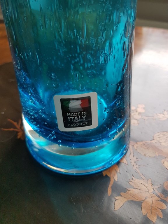 Italiaanse vaas in Murano glas anni  H circa 50 cm kopen? Bied vanaf 5!