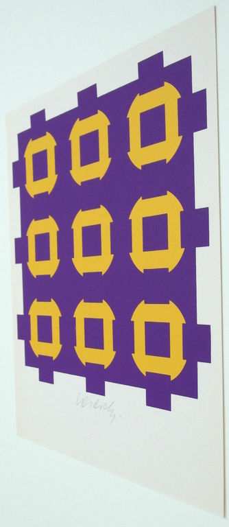 Victor Vasarely - zeefdruk - 1967 - gesigneerd kopen? Bied vanaf 150!