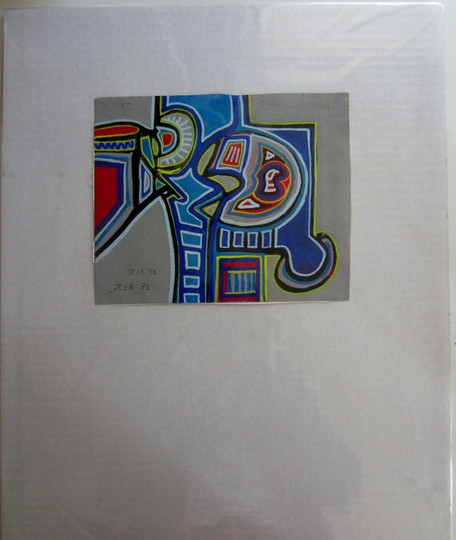 Hans ter Braake (1938-1996) - Gouache op papier 1982 kopen? Bied vanaf 40!