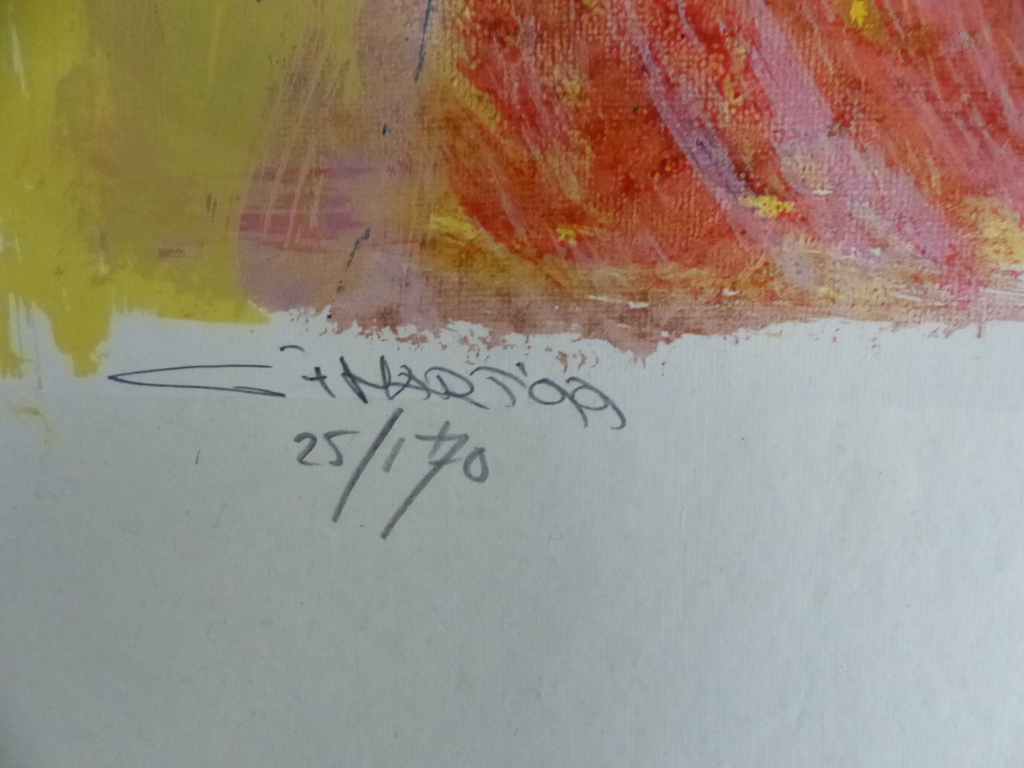 Gerard t hart ,Zeefdruk op papier, Handgeschept,Handgesigneerd,Titel Shamaan1 kopen? Bied vanaf 40!