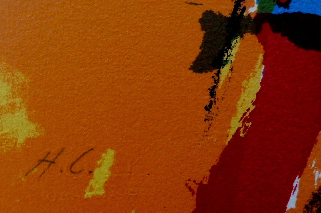 Eugene Brands - litho: streaming against black - 1968 kopen? Bied vanaf 225!