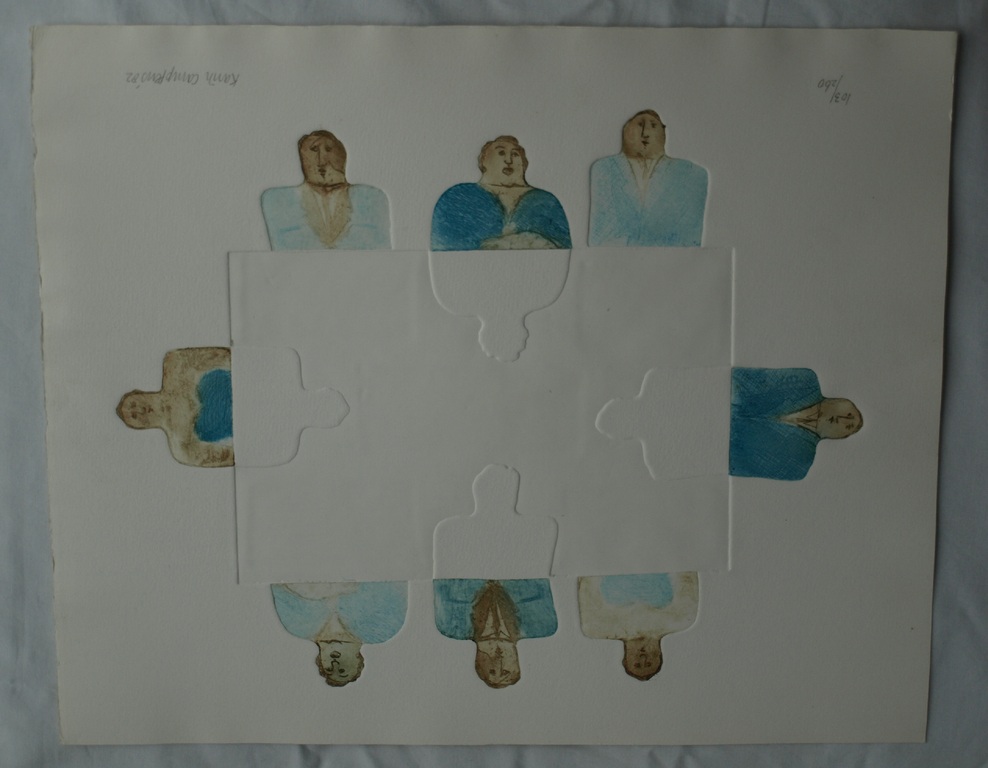 Karin Campfens : Ets, Aan tafel - 1982 kopen? Bied vanaf 20!