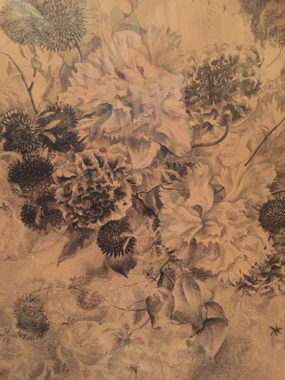 Aart van Dobbenburgh: zwart-wt litho, bloemen kopen? Bied vanaf 20!