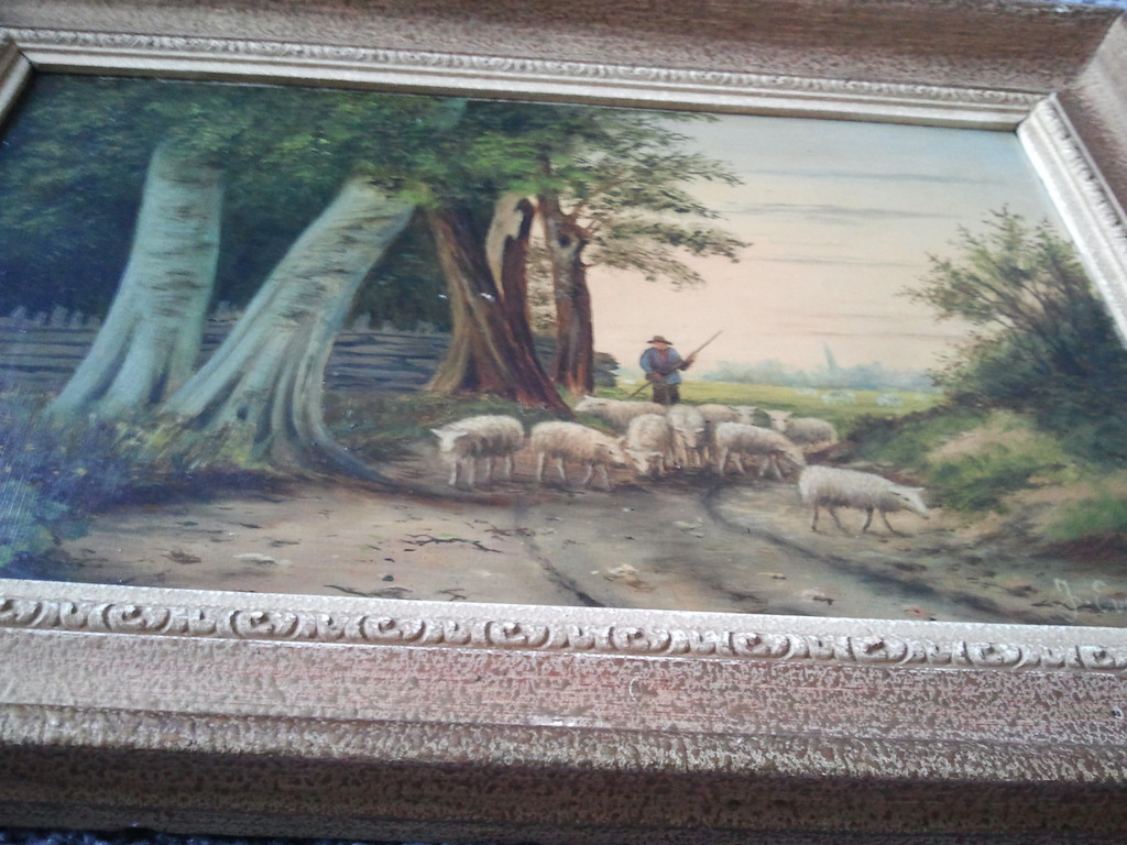 J. Everout 1942, olieverf op paneel, kopen? Bied vanaf 67!