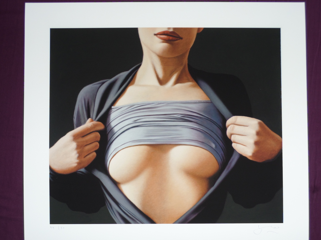 Willi Kissmer 'Toon hart' -Giclee, handgesigneerd en handgenummer, oplage 50 (20 kopen? Bied vanaf 109!
