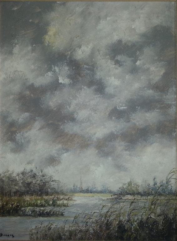 Prachtig werk van Joop Burger, Paneel, gesigneerd l.o. kopen? Bied vanaf 59!