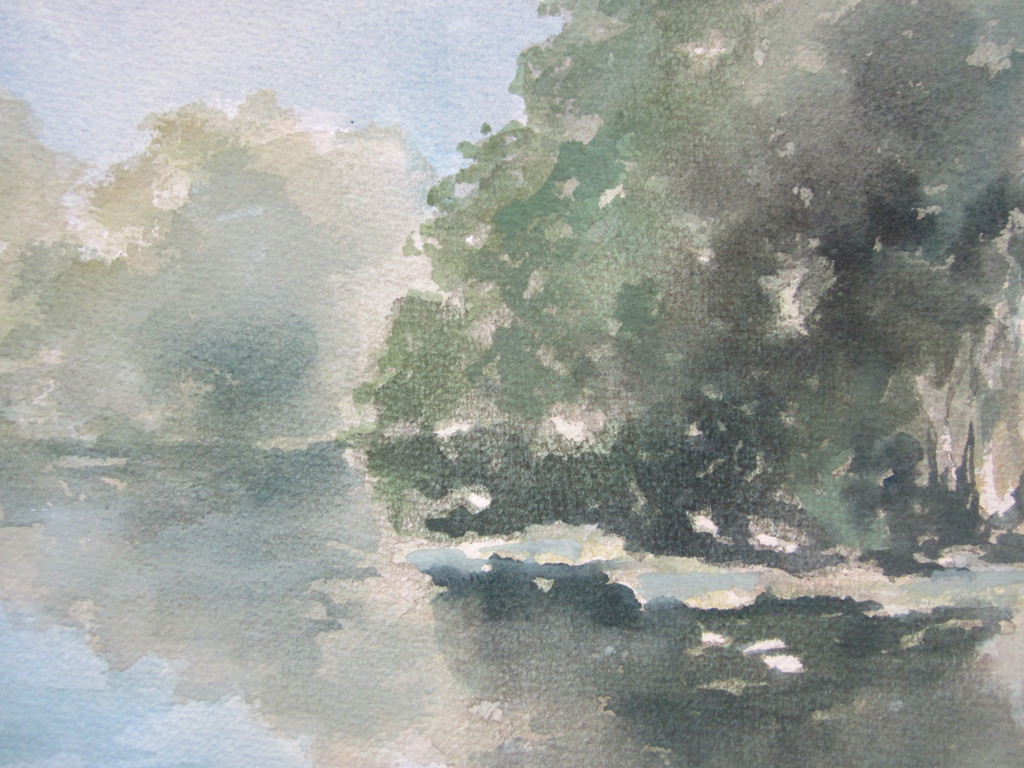 André Tigchelaar: Aquarel, Zomer in Holland kopen? Bied vanaf 1!