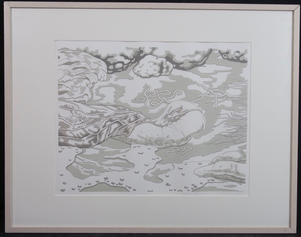 Aafke Bennema: Zeefdruk, Z.T. - Ingelijst kopen? Bied vanaf 1!