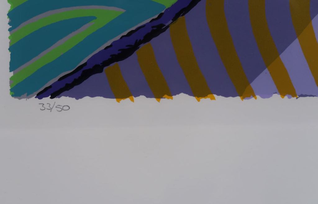 Peter Wiemers: Zeefdruk, Landschap - Ingelijst kopen? Bied vanaf 35!