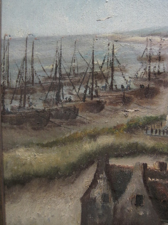 Henricus Rol (1906-1992) olieverf "Den Helderaan zee" gesigneerd ca 1940  kopen? Bied vanaf 1!