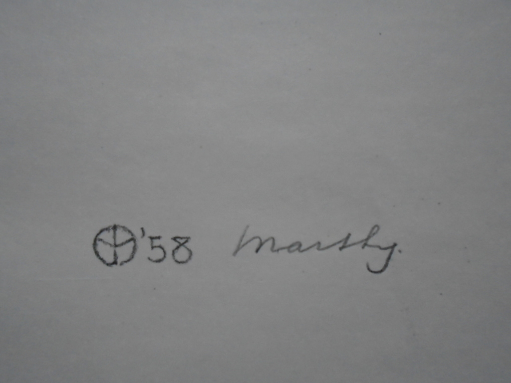 Aart van Dobbenburgh - litho - Marthy kopen? Bied vanaf 35!