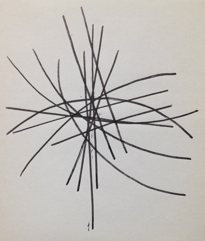 Siep van den Berg, Originele Oost-Indische inkt tekening uit 1956, "Abstraction" kopen? Bied vanaf 38!
