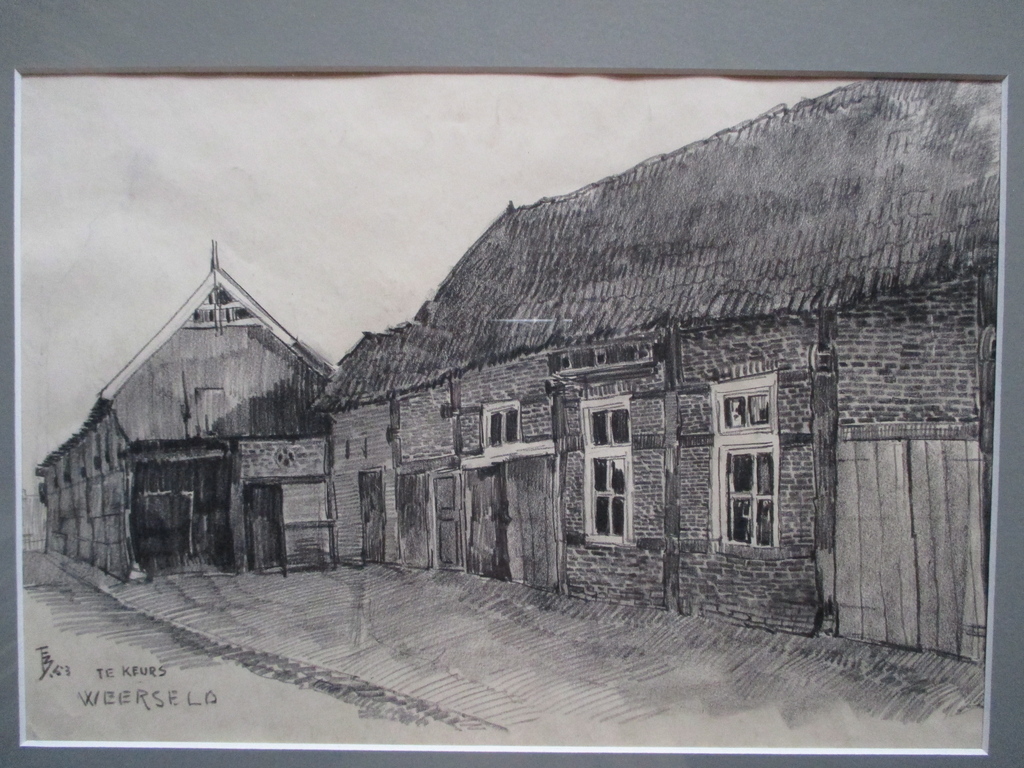 LAATSTE KEER! PRIJS VERLAAGDFerdinand Boersma, ingelijste tekening kopen? Bied vanaf 15!