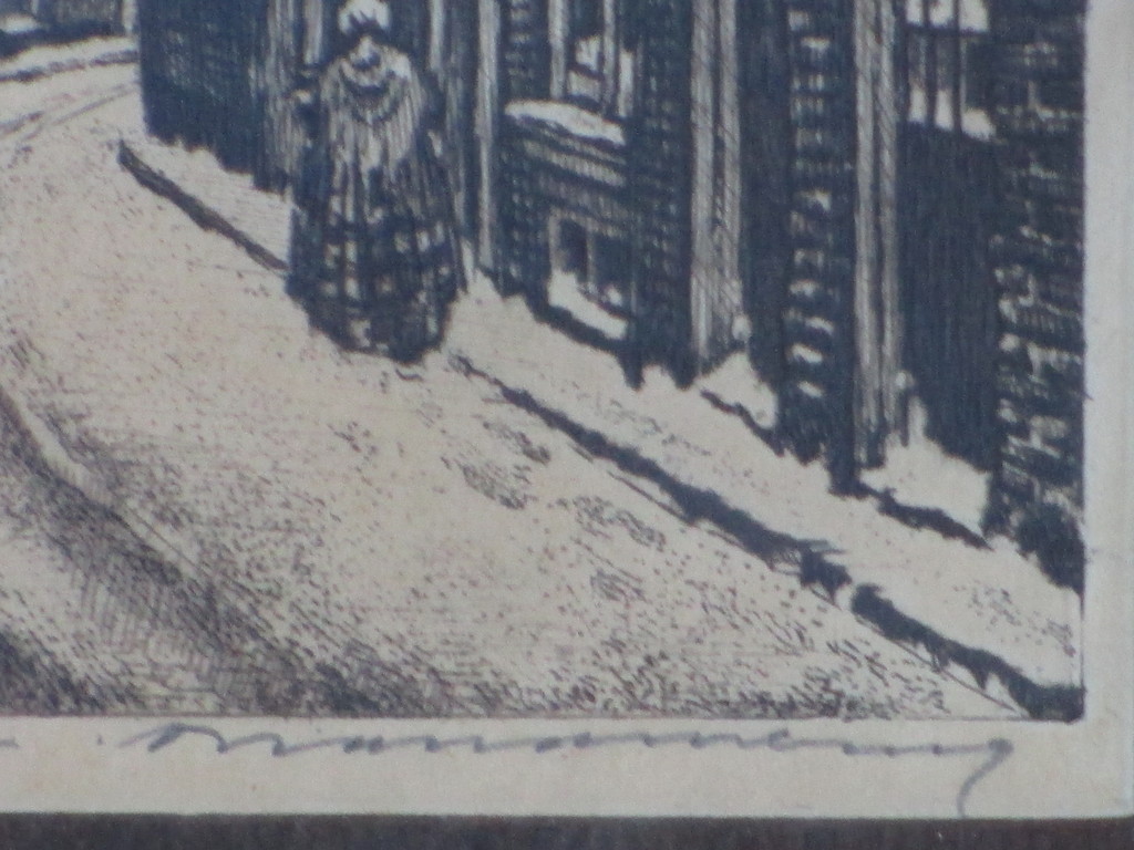 Cornelis Brandenburg, Wintergezicht Dordrecht, Ets kopen? Bied vanaf 40!