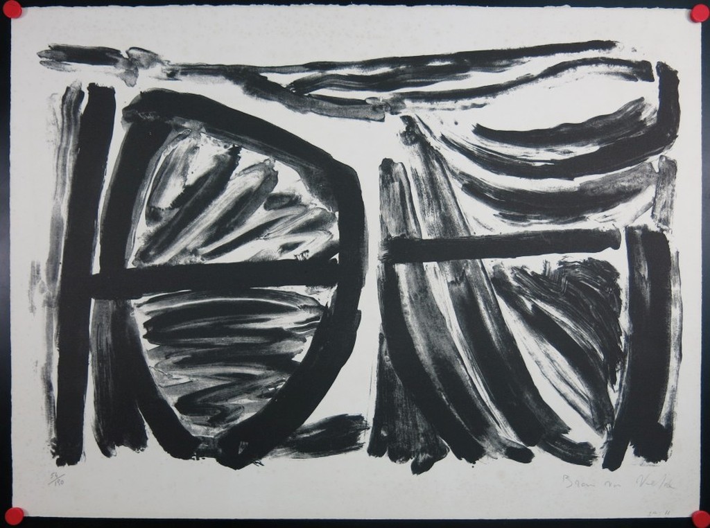 Bram van Velde: Litho, Zonder titel kopen? Bied vanaf 120!