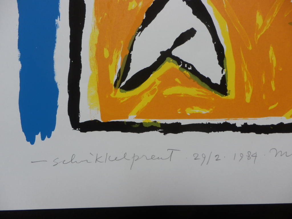 MINNE VIJVER  Kleurenzeefdruk  SCHRIKKELPRENT uit 1984 kopen? Bied vanaf 35!