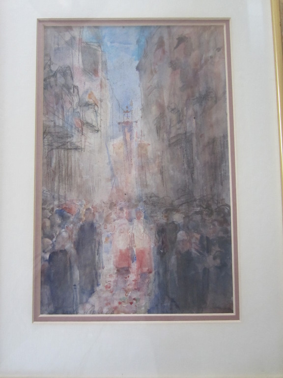 PAUL RINK FRAAIE AQUAREL IMPRESSIONISME 1888 kopen? Bied vanaf 195!