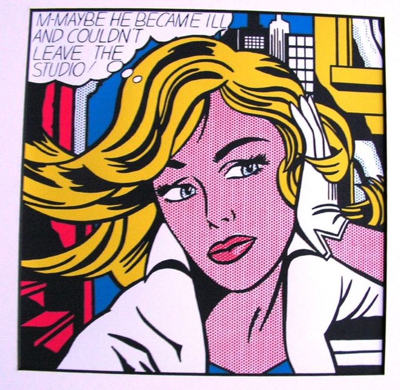 Roy Lichtenstein - 'M-Maybe' 1965 - oplage: 1000 kopen? Bied vanaf 75!