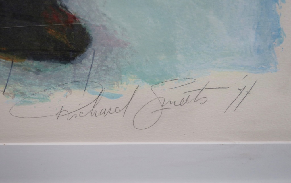 Richard Smeets: Zeefdruk, Zonder titel I - Ingelijst (Groot) kopen? Bied vanaf 40!